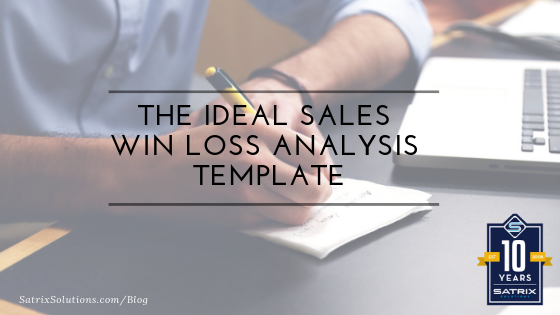 The Ideal Sales Win Loss Analysis Template