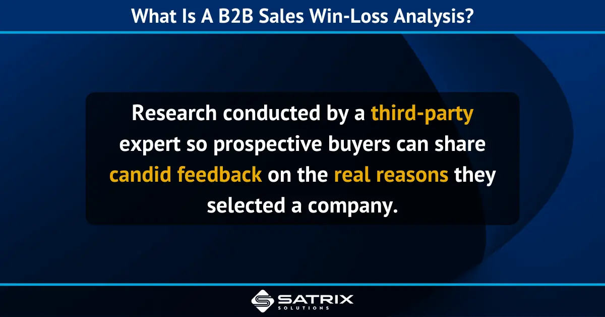 What Is A Sales Win-Loss Analysis?