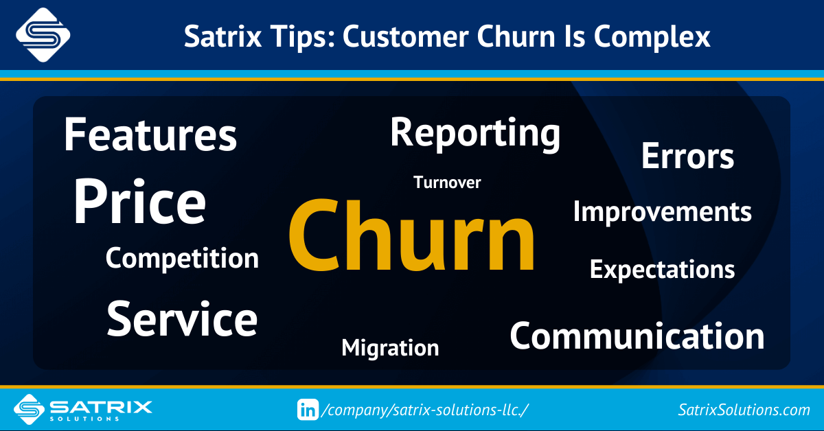 Common churn factors