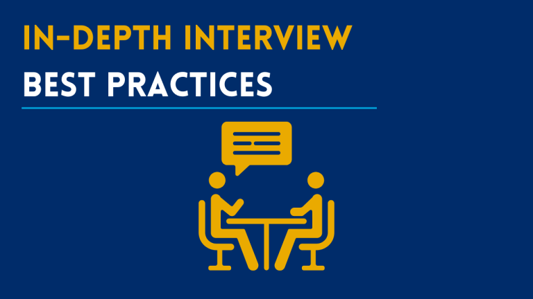 In-Depth Interview Best Practices