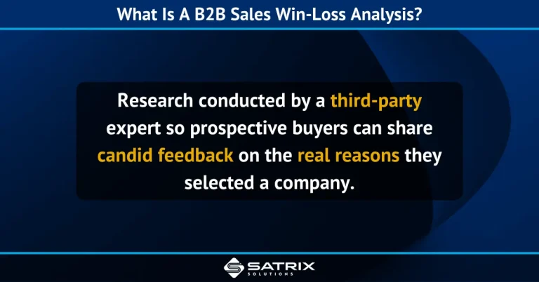 What Is A B2B Sales Win-Loss Analysis?