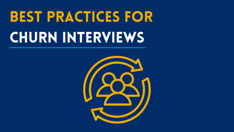 best practices for churn interviews